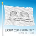 European Court of Human Rights flag, Council of Europe