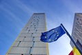 European Court of Justice in Luxembourg on a clear sunny day with a blue sky Royalty Free Stock Photo