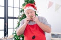 European dad tests the taste of gingerbread That he and his family did during Christmas and New Year