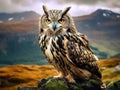 European Eagle Owl Royalty Free Stock Photo