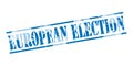 European election blue stamp