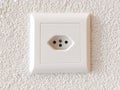 European Electric Outlet Royalty Free Stock Photo