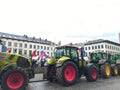 European farmers protest in Brussels