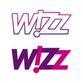 European low cost Wizz Airline logo vector