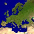 European map Royalty Free Stock Photo