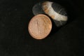 European money. Netherlands 2 Euro cent coin. Royalty Free Stock Photo
