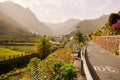 European natural countryside in Agaete Gran canaria Royalty Free Stock Photo