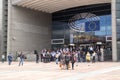 European Parliament building Royalty Free Stock Photo