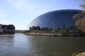 European Parliament Building in Strasbourg Royalty Free Stock Photo