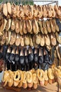 European peasant footwear Royalty Free Stock Photo