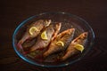 European perch fish, Perca fluviatilis. Royalty Free Stock Photo