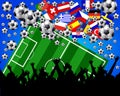 European soccer illustration