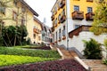 European style building in huizhou hallstatt town Royalty Free Stock Photo