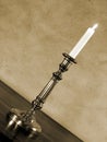 European-Style Candleholder Royalty Free Stock Photo