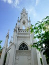 European style of royal cemetry at Wat Ratchabopit Royalty Free Stock Photo