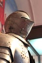 European suit of armor closeup