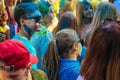 European teens celebrate festival Holi