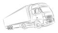 European truck illustration