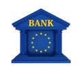 European Union Bank Building Isolated
