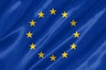 EU Europe Flag Royalty Free Stock Photo