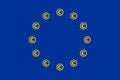 European Union EU Flag Copyright Symbols