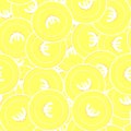 European Union Euro gold coins seamless pattern. S Royalty Free Stock Photo