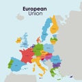 European union map design