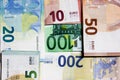 European Union money mix Euro