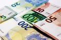 European Union money mix Euro Royalty Free Stock Photo