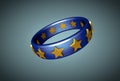 The European Union ring Royalty Free Stock Photo