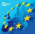 European_Union_Text Royalty Free Stock Photo