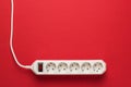 European 5-way power strip Royalty Free Stock Photo