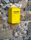 European Yellow Mail Box