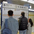 Europeans in the Japanese subway