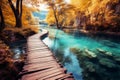 Europes renowned Plitvice Lakes National Park, Croatia, boasts breathtaking natural beauty