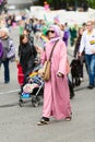 Europride 2014 Lady in pink dress