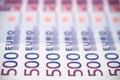 500 Euros banknotes Royalty Free Stock Photo