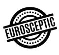 Eurosceptic rubber stamp Royalty Free Stock Photo