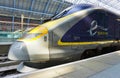 Eurostar train the St Pancras station in London Royalty Free Stock Photo