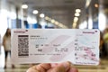 Eurowings boarding pass.