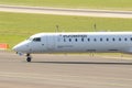 A Eurowings Bombardier CRJ900 - cockpit Royalty Free Stock Photo