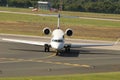 A Eurowings Bombardier CRJ900 - cockpit Royalty Free Stock Photo