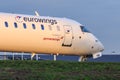 Eurowings CRJ900 regional jet Royalty Free Stock Photo