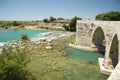 Eurymedon Aspendos Bridge in Antalya, Turkiye