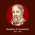 Eusebius of Caesarea 260-340, was a historian of Christianity, exegete, and Christian polemicist