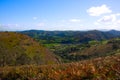 Euskal Herria view from the Larla mountain 