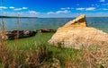 Eutrophication of the Khadzhibey estuary, blooms in the water of the blue-green algae Microcystis aeruginosa