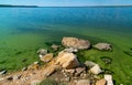 Eutrophication of the Khadzhibey estuary, blooms in the water of the blue-green algae Microcystis aeruginosa