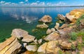 Eutrophication of the Khadzhibey estuary, blooms in the water of the blue-green algae Microcystis aeruginosa