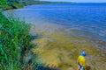 Eutrophication of the reservoir, the death of gobies and other fish in the Tiligul estuary. Water bloom, environmental problem